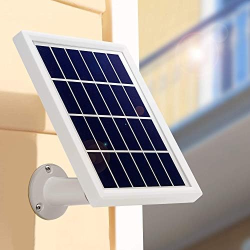 OLAIKE Szögletes Fehér Solar Panel Csomag Akkumulátor Töltő Állomás(Elem NEM Tartozék),Kompatibilis a Botot Akkumulátor Cam