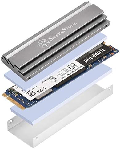 SilverStone Technológia TP04 Alumínium Ötvözet M. 2 SSD Hűtési készlet