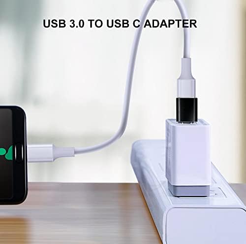 USB-C-USB 3.0 Adapter (3 Csomag), USB-C-USB-EGY OTG Adapter, USB 3.0 Női USB-C Férfi Kompatibilis MacBook Pro, Samsung Galaxy,