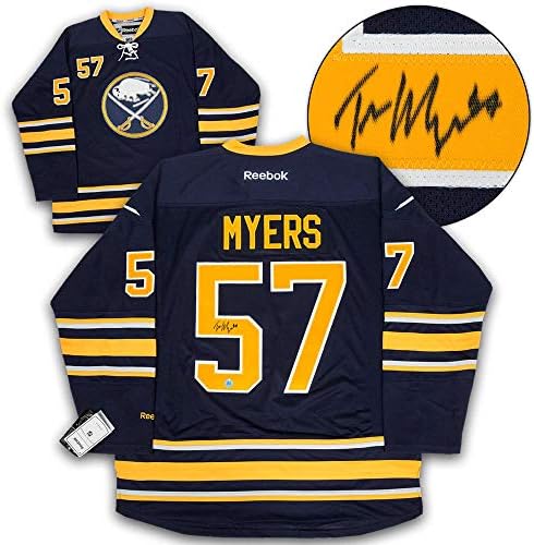 Tyler Myers Buffalo Sabres Dedikált Reebok Jersey - Dedikált NHL-Mezek
