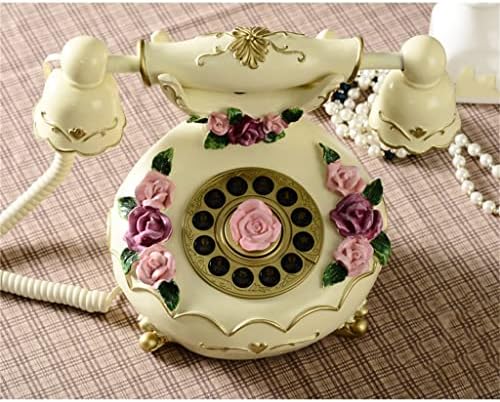 SEASD Tricolor Megtekintése Rusztikus, Antik Telefon Vintage Vezetékes telefon a Hívó AZONOSÍTÓJA Otthoni Vezetékes