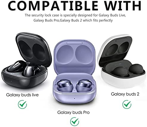 (Biztonsági Zár) Szénszálas Esetben Fedezi a Samsung Galaxy Buds2 Pro Case/Galaxy Rügyek Pro Case/Galaxy Rügyek Élő Esetén/Galaxy