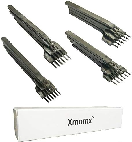 Xmomx 1+2+4+6 Vasvilla Graving Bőr Kézműves Eszközök Lyuk Illesztése Véső DIY Varrás eszközei 3,4,5,6 MM (6mm)