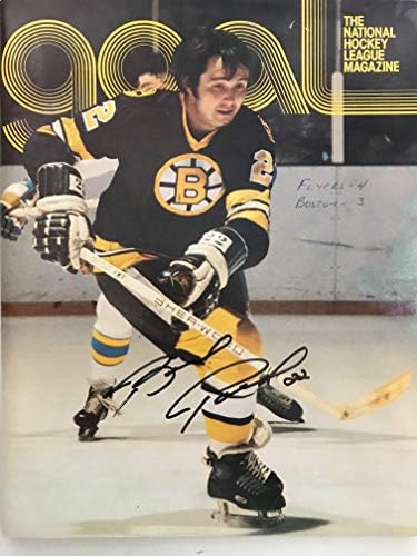 Brad Park Aláírt Cél Magazin 1976 - Dedikált NHL Magazinok