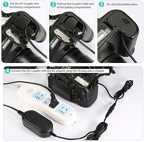 Wmythk EH-5 EH-5A EP-5A Kamera HÁLÓZATI Adapter Töltő készlet DC Csatlakozó Töltő Készlet Nikon Coolpix D3100 D3200 D3300