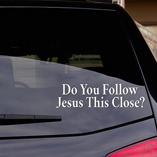 Signage Kávézó Követi Jézus Ilyen Közel? Vinyl Matrica (11)
