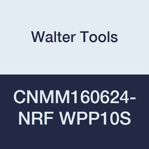 Walter Eszközök CNMM160624-NRF WPP10S Keményfém Tigris-Tec Negatív Váltólapkás Fordult Be, 3/32 Sarok Sugara, 5/8 IC 1/4