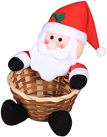 Boldog Karácsonyt Candy Tároló Kosár Dekoráció Télapó, Hóember, Tároló Kosár, Asztal Candy Doboz Snack Stor de Teal Karácsonyi
