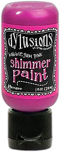 Rágógumi Rózsaszín - Dylusions Shimmer Akril Festék 1oz Flip Top Üveg