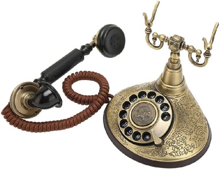 N/A Vintage Telefon Forgó Tárcsázási Vezetékes Régimódi Telefon Kézibeszélő Csengőhang Hangerejének Beállítása a Tanulmány