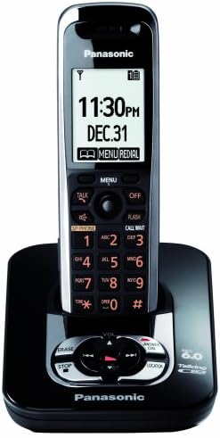 Panasonic Dect 6.0 Fekete Vezeték nélküli Telefon üzenetrögzítővel ChoiceMail (csak a KX-TG7431B)