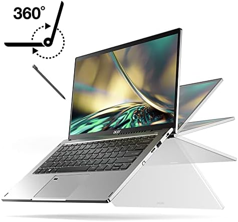 Acer Spin 3 Átalakítható Laptop | 14 1920x1080 IPS érintőképernyő | Intel Core i7-1255U | Intel Iris Xe Grafika | 16GB LPDDR4X