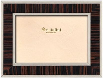 Natalini 5 X 7 Fehér, Barna, Kettős Határ, Fa Keret, Made in Italy