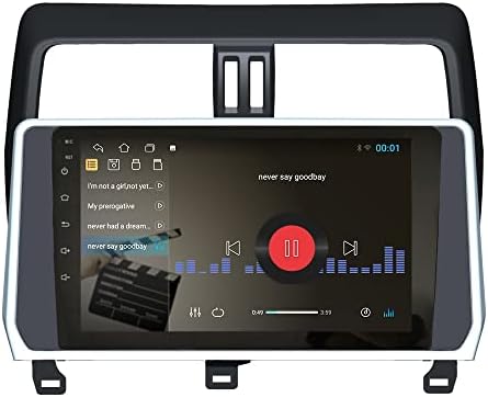 Android 10 Autoradio Autós Navigációs Sztereó Multimédia Lejátszó, GPS, Rádió, 2.5 D érintőképernyő forToyota Prado 2018-2020