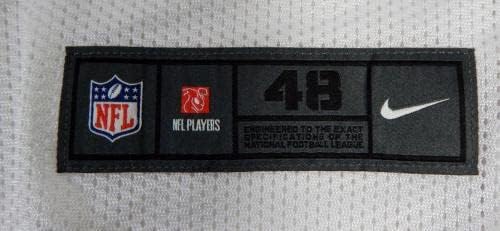 2017 Dallas Cowboys Anthony Hitchens 59 Játék Kiadott Fehér Gyakorlat Jersey 8913 - Aláíratlan NFL Játék Használt Mezek