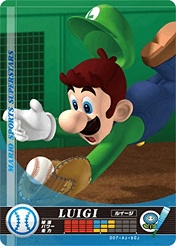 Nintendo Mario Sport Szupersztárok Amiibo Kártya Baseball Luigi a Nintendo Kapcsoló, Wii U, de 3DS