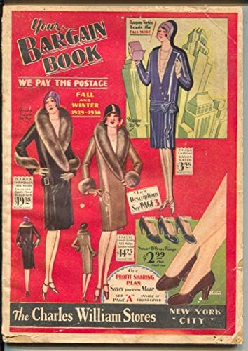 Az Üzlet Könyv-Divat Katalógus 1929-Charls Williams Üzletek-fehérnemű-cipő-G