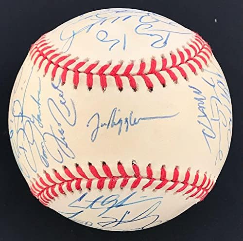 1999 CHICAGO CUBS CSAPAT ALÁÍRT ONL LABDA-31 aláírás S. SOSA/M. GRACE - Dedikált Baseball