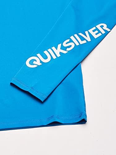 Quiksilver Férfi Standard Minden idők Hosszú Ujjú Rashguard UPF 50 napvédő Surf Póló