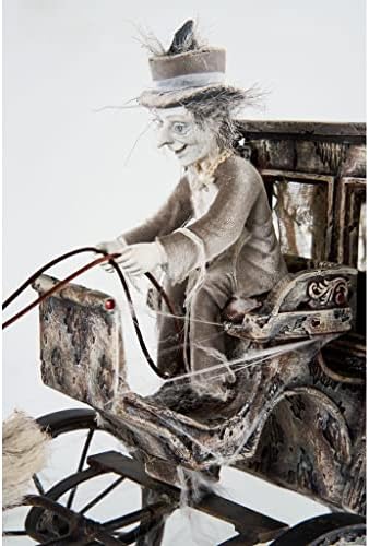 Katherine Gyűjtemény 2022 Kísérteties Lovas Kocsit Figura 35x10.516.5