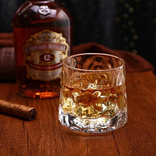 Jingyue Whisky Szemüveg a Legjobb Apa a világon Tiszta Kristály Forgatás Alsó Apák Napja Papa Születésnapi Vicces Ajándékok