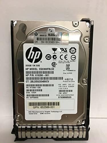 619286-001 Kompatibilis HP 300 GB-os 6G 10K 2.5 DP SAS HDD