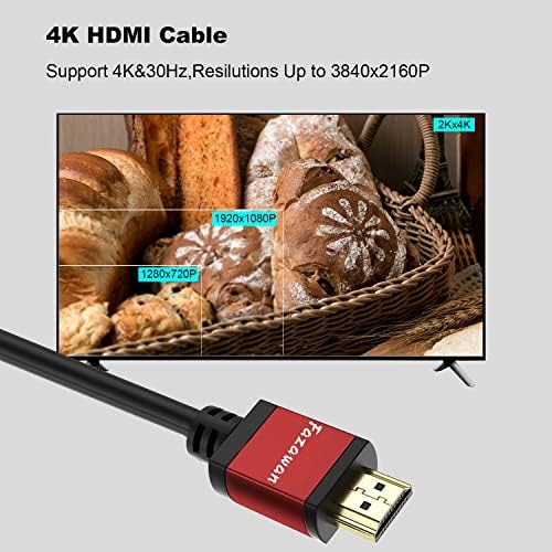 HDMI Kábel 100Feet Fazawan 4K-HDMI Kábel jelerősítő Támogatja a 4K,2160P,1080P,3D,Ethernet, Audio Return,Sávszélesség 18Gbps