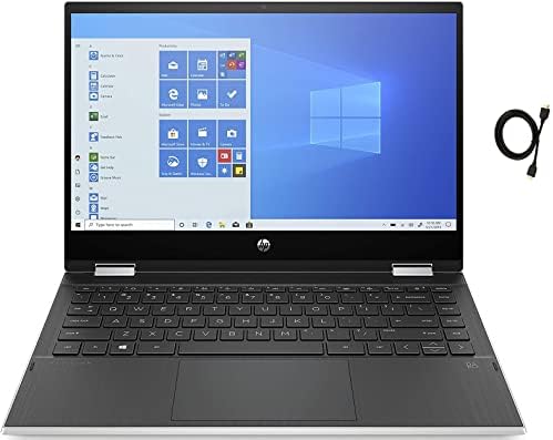 HP 2023 Pavilon x360 14 FHD IPS Érintőképernyő Prémium 2-in-1 Laptop, 11 Generációs Intel 4 magos i5-1135G7 Akár 4.2 GHz,