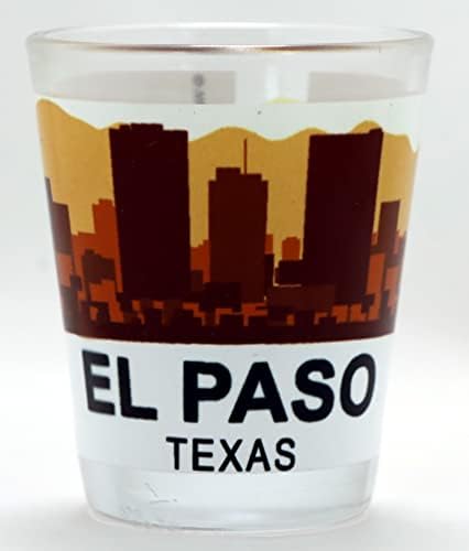 El Paso Texas Naplemente Skyline Klasszikus Design Pohár
