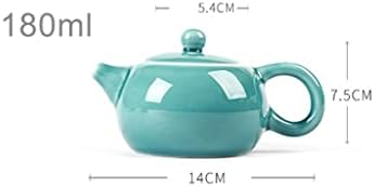 LIUZH Színes Máz teáskannában Design Tea SetsChina Piros Porcelán Teáskanna Teaware Ajándékok Máz Teáskanna Vízforraló (