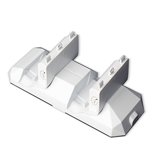 Fehér Dual Töltő Dokkoló talpat, 2 Újratölthető Akkumulátor, USB Töltő Kábel Xbox/Xbox Egy S/Xbox One X Vezérlők