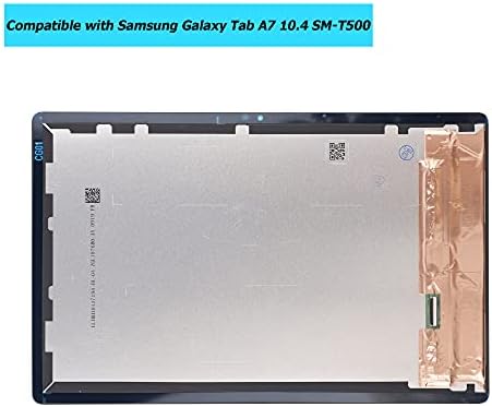 Vvsialeek Csere Tablet Képernyőjén Kompatibilis a Samsung Galaxy Tab A7 10.4 SM-T500 SM-T505 a Toolkit (Fekete)