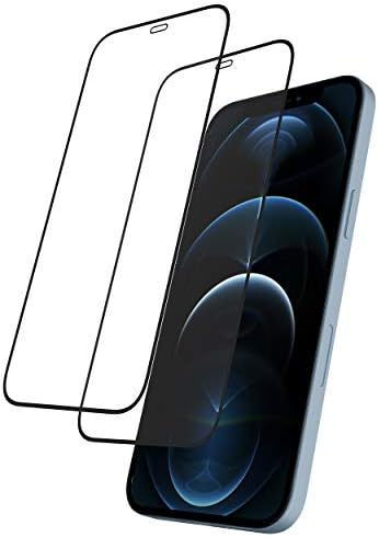 Rosebono Üveg kijelző Védő fólia iPhone 12 Pro Max (6.7) [Szélét Lefedettség] Ultra Világos, Teljes Védelmet Edzett Üveg