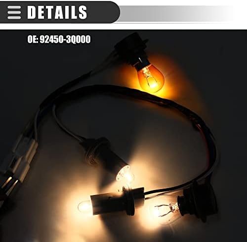 Motoforti hátsó Lámpa Lámpa Foglalat Holder & Kábelköteg, Hátsó Lámpa Lámpa, a Hyundai Sonata 2011-2014, Gumi, Műanyag, Üveg,