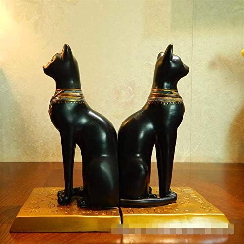 Home & Konyha Egyiptomi Mitológiában Védőszentje Egyiptomi Macska Gyanta Bookend Szobor Iparművészet Tanulmány Asztali Dekoráció
