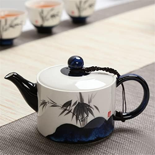 LIUZH Tinta kemence válik, kézzel festett kung fu kicsi teáskanna kerámia egyetlen pot háztartási teás készlet, kézzel készült