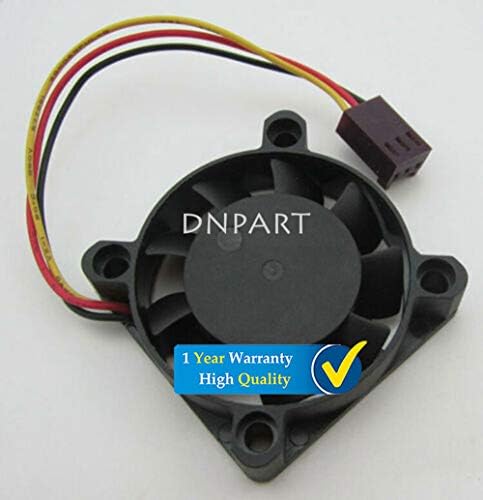 DNPART Kompatibilis EVERFLOW 40 * 40 * 10MM R124010DL DC12V 0.10 EGY 3Pin hűtőventilátor