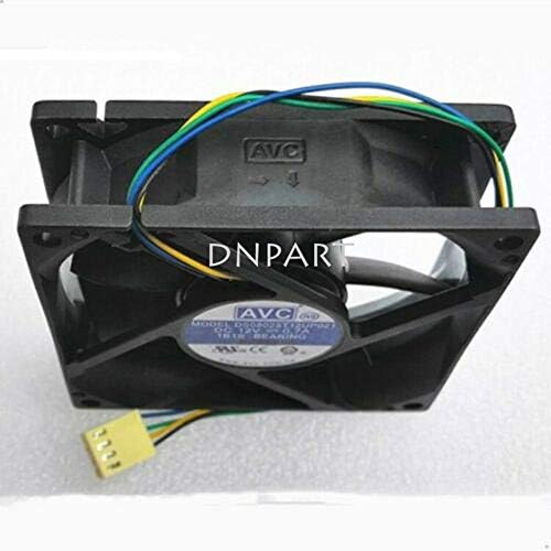 DNPART Kompatibilis AVC DS08025T12U 12V az adott 0,70 EGY 80 * 80 * 25 MM 8CM 4 tűs hűtőventilátor