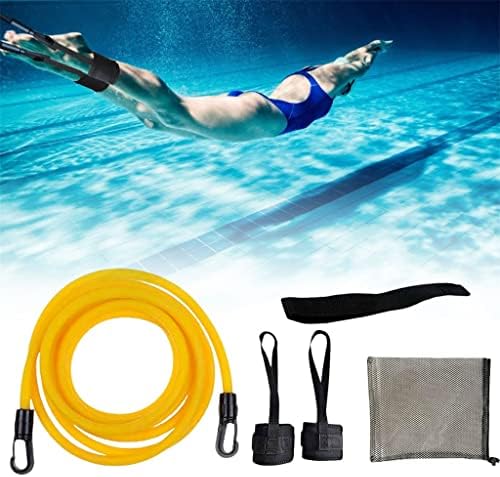 SXDS Állítható Úszni Képzés Ellenállás Rugalmas Öv Úszás Fejt Biztonsági Kötél Latex Csövek