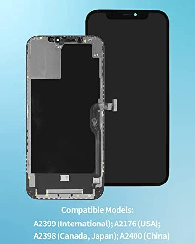【Full HD】 Képernyő Csere az iPhone-12 Mini, Ayake 5.4 inch-es LCD Kijelző, Touch Digitalizáló Közgyűlés a Javító Készletek