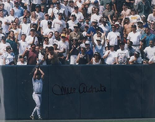 Mike Aldrette New York Yankees Aláírt Dedikált 8x10 Fotó W/Coa - Dedikált MLB Fotók