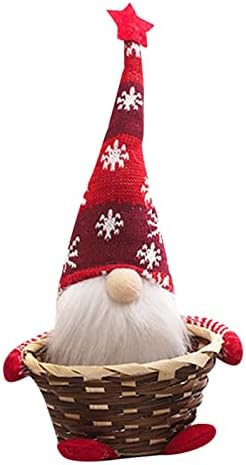 Rendezvény Sátrak 10x10 1 DB Karácsonyi Gnome Candy Kosár 1DB Boldog Karácsonyt Candy Tároló Kosár Dekoráció Télapó, Hóember,
