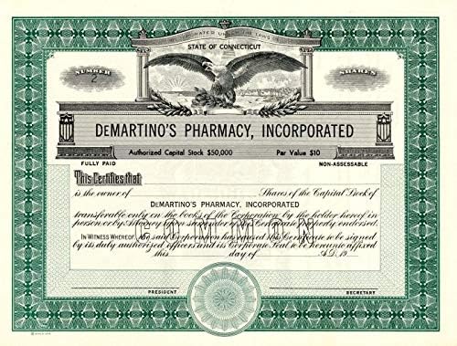DeMartino Gyógyszertár, Bele - Raktáron Bizonyítvány