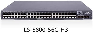 H3C LS-S5800-56C-H3 Hálózati Menedzsment Ethernet Kapcsoló 48 Port Gigabit 10G Kapcsolat Core Skálázható Smart Switch POE