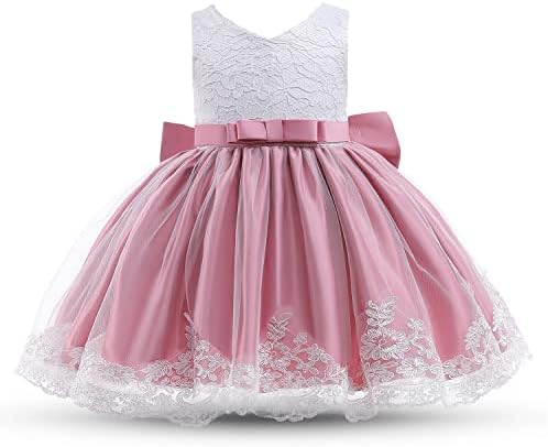 Nileafes Kisgyermek Hímzett Csipke Princess Dress A Lányok Menyasszonyi Koszorúslány Fél Szépségverseny Ruha