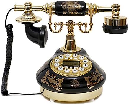 Vintage Retro Telefon Európai Lelkipásztori Kerámia Telefon Kreatív Antik Telefon Gombot, Tárcsázza A Vezetékes Antik Vezetékes