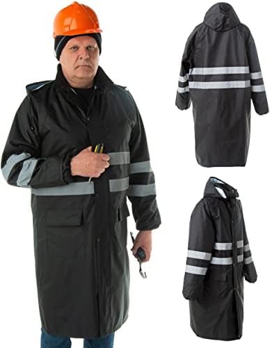 Fényvisszaverő Kabát Férfi tömegeket - Eső Kabát, Vízálló Fényvisszaverő, Motorháztető