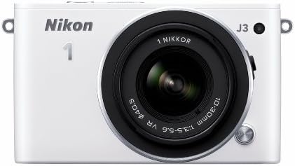 Nikon 1 J3 14.2 MP HD Digitális Fényképezőgép, 10-30mm VR 1 NIKKOR Objektív (Fehér)
