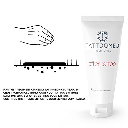 TattooMed Után Tetoválás - Utógondozás Panthenol Védelme Érzékeny Újonnan Tetovált Bőr - (1 x 100ml)