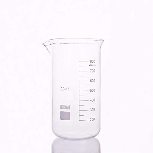 HEGYI EMBEREK Laboratóriumi Üveg edényben Magas Forma,Kapacitás 800ml,Külső Átmérő=90mm,Magasság=182mm,Laboratóriumi Főzőpohárba